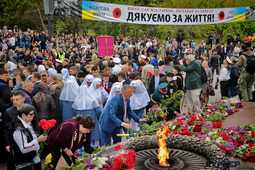 Как в Одессе прошло 9 мая (ВИДЕО)