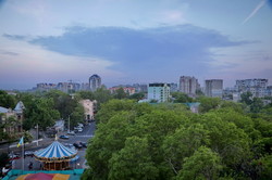 Как выглядит Одесса вечером с высоты (ФОТО)
