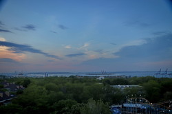 Как выглядит Одесса вечером с высоты (ФОТО)