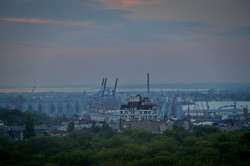 Как выглядит Одесса вечером с высоты (ФОТО)