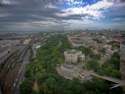 Реставрация Воронцовской Колоннады в Одессе: вид с квадрокоптера (ФОТО, ВИДЕО)