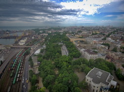 Одесса с высоты: как город соседствует с портом (ФОТО)