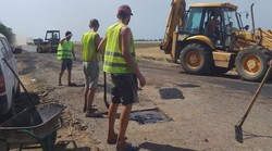 В Килийском районе Одесской области ремонтируют местную автодорогу