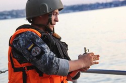 Флагман ВМС Украины вышел в море на боевую подготовку из Одессы (ФОТО)