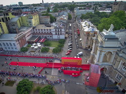 Красная дорожка Одесского кинофестиваля с высоты (ФОТО)