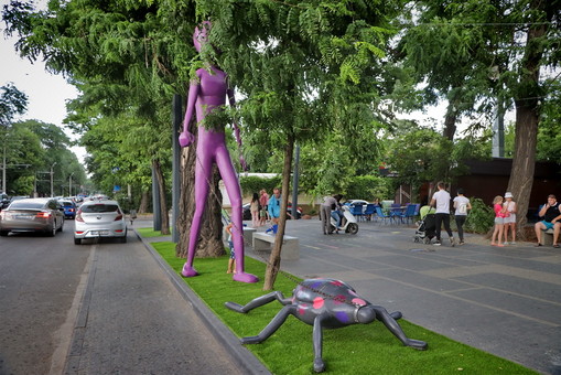 Как выглядит новый "дворик искусств" в Одессе (ФОТО)