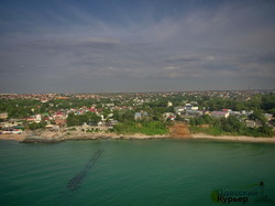 В Одессе обвалился береговой склон в Люстдорфе (ФОТО, ВИДЕО)