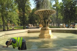Одесские фонтаны хорошенько вымыли