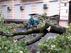 Пик урагана в Одессе был вскоре после полуночи