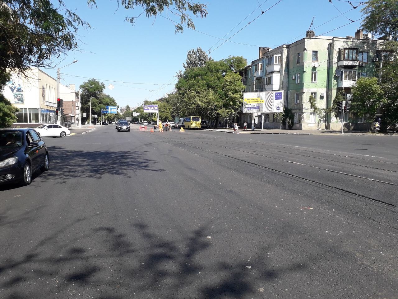 В Одессе открыли движение по перекрестку Прохоровской и Мясоедовской ...