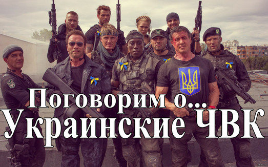 Украинские ЧВК (видео)