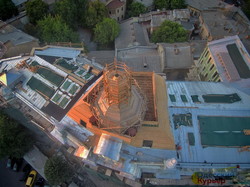 Воссоздание дома Руссова: показываем обновленный фасад памятника архитектуры (ФОТО, ВИДЕО)