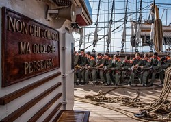 Как одесские кадеты проходили практику на итальянском учебном корабле