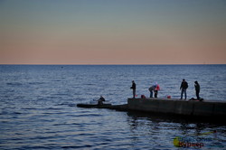 Одесса и море в холодный октябрьский день (ФОТО)