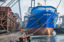 Компания «Maersk» выполнила первый рейс по маршруту Поти – порт Пивденный под Одессой