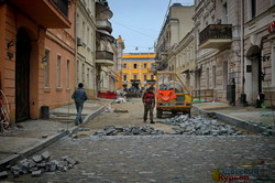 Как в Европе: в Одессе продолжается ремонт Воронцовского переулка (ФОТО)