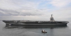 Авианосец ВМС США USS Gerald R. Ford снова в деле
