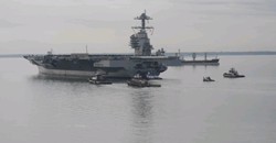 Авианосец ВМС США USS Gerald R. Ford снова в деле