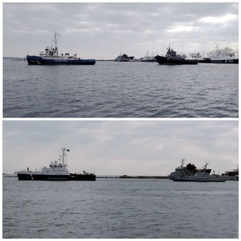 Россия передает обратно захваченные корабли, они идут в Одессу