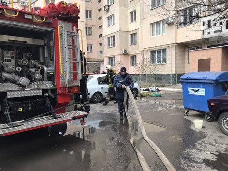 Два человека погибли во время пожара на посёлке Котовского
