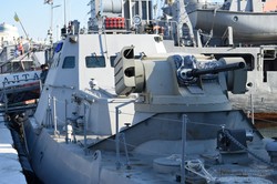 В Одессе включили в боевой состав ВМС новый бронекатер "Костополь" (ФОТО)