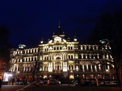 В Одессе включили подсветку на доме Руссова (ФОТО)