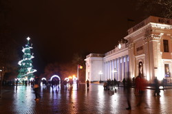 Вечерний рождественский вечер в Одессе (ФОТО)
