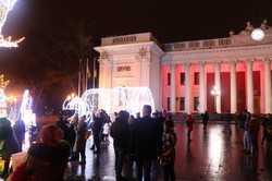 Вечерний рождественский вечер в Одессе (ФОТО)