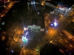 Новогодняя Одесса с квадрокоптера