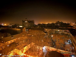 Необычная вечерняя Одесса с высоты полета беспилотника (ФОТО)
