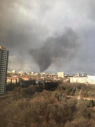 В Одессе во второй раз за сутки возник пожар на полях орошения (ФОТО)