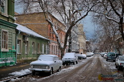 Одесса в первом зимнем снегу (ФОТОРЕПОРТАЖ)