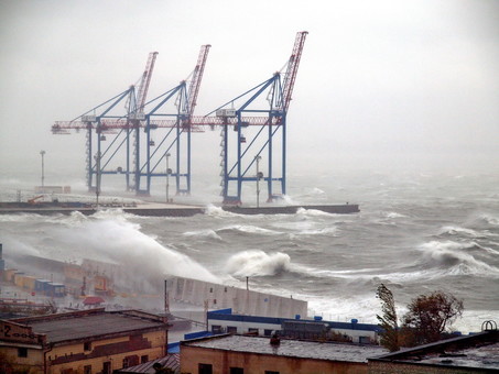На Одессу идет очередной циклон с ураганным ветром