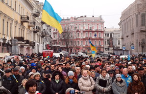 Как в Одессе выступили 2 марта против российской агрессии и Путина (ФОТО)