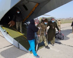 В Одессу из зоны АТО на лечение доставили 14 раненых украинских военнослужащих