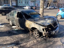 В Одессе сгорел автомобиль активиста (ФОТО)