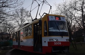 В Одессе с апреля запущен маршрут трамвая от Слободки в Лузановку