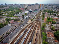 Одесский железнодорожный вокзал с высоты птичьего полета (ФОТО)