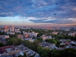 Одесса под вечерними солнечными лучами (ФОТО, ВИДЕО)
