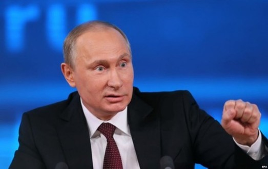 Путина поздравили с парадом Победы радиоактивными отходами и расследованием его преступлений