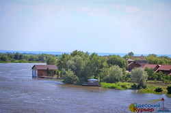 На Днестре вода поднялась и затопила плавни и остров Турунчук (ФОТО, ВИДЕО)