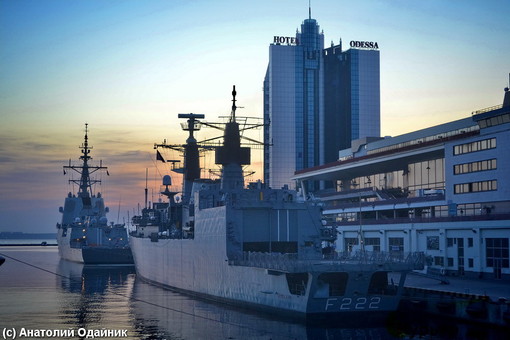 Эскадра НАТО нанесла визит в Одессу (ФОТО)