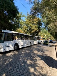 В Одессе популярный маршрут на поселок Котовского укомплектовали большими автобусами