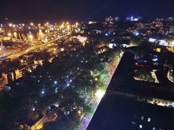 Ночная Одесса с высоты птичьего полета во время праздников (ФОТО)