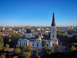 Одесса с высоты: Соборная площадь и Преображенский собор (ФОТО, ВИДЕО)