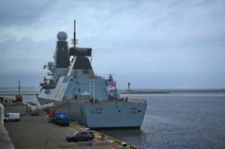 В Одессу зашел ракетный эсминец Королевского флота (ФОТО)