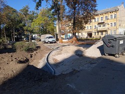 В Одессе уже идет ремонт Алексеевского сквера