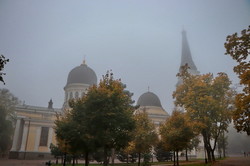 Осенняя Одесса в тумане (ФОТО)