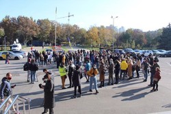 В Одессе к митингующим рестораторам не вышел никто кроме мэра