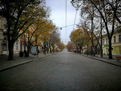 Осенний листопад в Одессе (ФОТО)